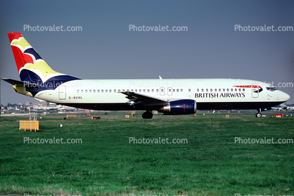 G-BUHL, Boeing 737-4S3, British Airways BAW, 737-400 series