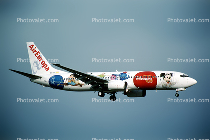 EC-IYI, Boeing 737-883, 737-800 series, CFM56, Mickey Mouse, Landing, Air Europa