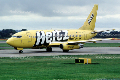 EI-CJC, Ryanair, Hertz Rent A Car, Boeing 737-204, 737-200 series