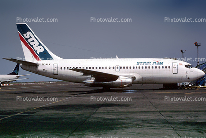 PK-ALV, Boeing 737-2B7, Star Air, 737-200 series