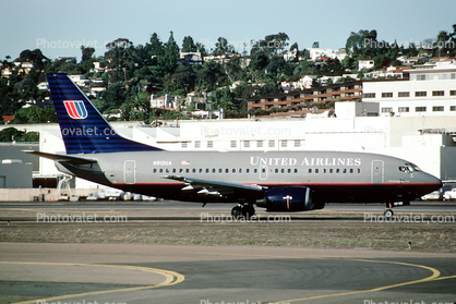 N912UA, Boeing 737-522, United Airlines UAL, 737-500 series
