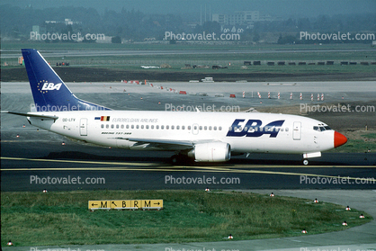OO-LTV, Boeing -3Y0, 737-300 series, EuroBelgian Airlines, EBA, Red Nose, CFM56-3B1, CFM56