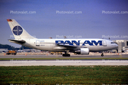N802PA, Airbus A310-221, Pan Am PAA, A310-200 series, Clipper Frankfurt, JT9D-7R4E, JT9D