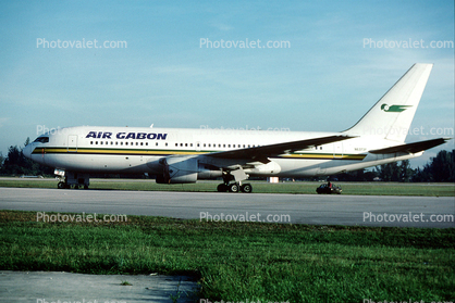 N6373P, Air Gabon, Boeing 767-269, JT9D, JT9D-7R4E4