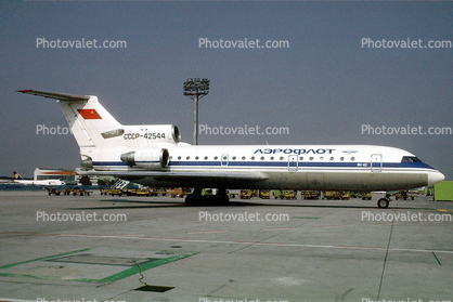 CCCP-42544, Aeroflot Russian Airlines AFL, Yak-42