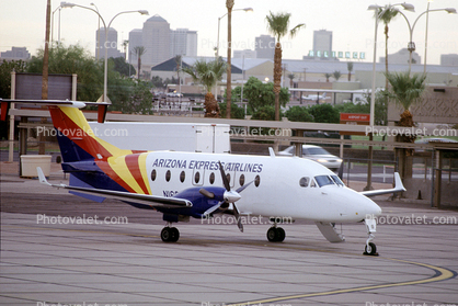 N168AZ, Beech 1900D, Arizona Express Airlines, PT6A