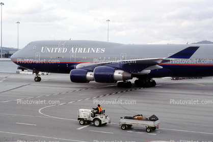United Airlines UAL, Boeing 747