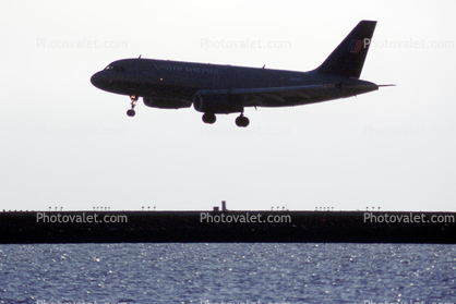 Airbus A320 series, silhouette, landing, shape, logo