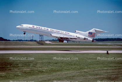 N805VA, Dole for President, Boeing 727-225(Adv), 727-200 series