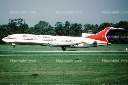 N307AS, Boeing 727-227, Carnival Air Lines, CVG, JT8D, 727-200 series