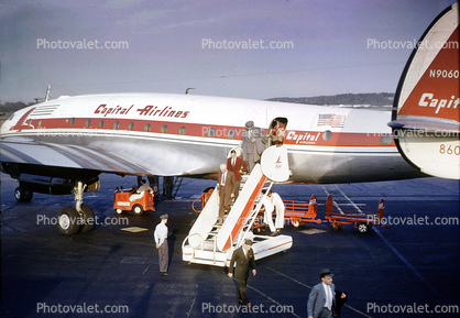 N90605, Lockheed L-049E Constellation, Capital Airlines, October 15, 1953, 1950s