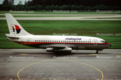 9M-MBF, Boeing 737-2H6, Malaysia Airlines MAS, 737-200 series