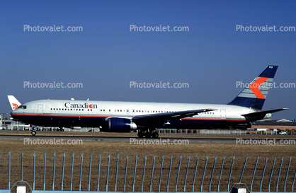 C-FCAF, Boeing 767-375ER, Canadian Airlines CDN, 767-300 series