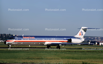 N33502, American Airlines AAL, McDonnell Douglas MD-82, JT8D-217C, JT8D