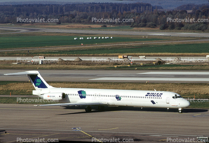 HB-INW, Dinar Airlines, McDonnell Douglas MD-83, Runway, JT8D, JT8D-219