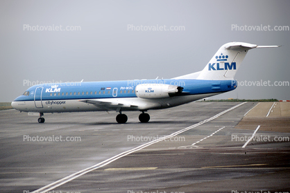 PH-WXC, KLM Airlines, Fokker F-70, KLM Cityhopper, Amsterdam, F28-0070, F-28 series