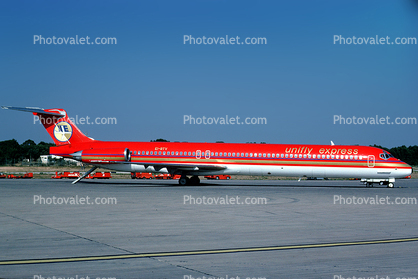 EI-BTV, Unifly Express, McDonnell Douglas MD-83, JT8D, JT8D-219