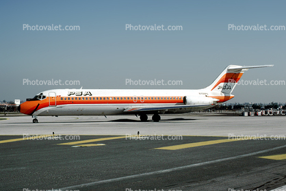 N708PS, Douglas DC-9-31, PSA, Pacific Southwest Airlines, JT8D-7B, JT8D