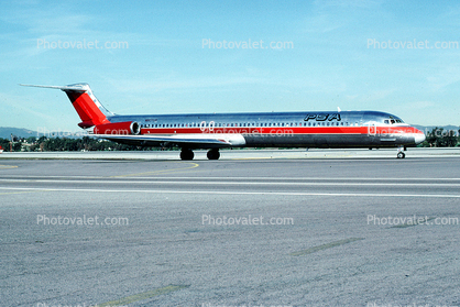 N807US, McDonnell Douglas MD-82, JT8D, JT8D-217