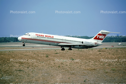 N986Z, Trans World Airlines TWA, JT8D, JT8D-9A s3