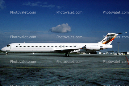 D-ALLN, Aero Lloyd, McDonnell Douglas MD-83, JT8D, JT8D-219