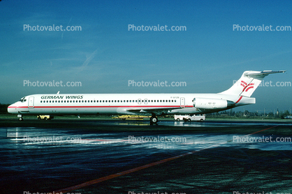 F-GFZB, German Wings, McDonnell Douglas MD-83, JT8D, JT8D-219