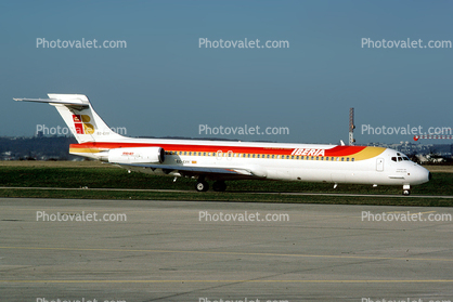 EC-EYY, Iberia Airlines, McDonnell Douglas MD-87, JT8D, JT8D-217C, Ciudad de Barcelona
