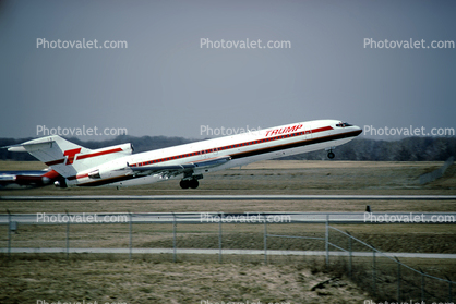 N221AL, Boeing 727-294, Trump Airlines, JT8D, 727-200 series
