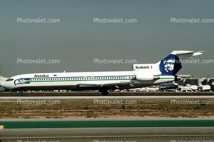 N297AS, Seahawk-1, Boeing 727-2Q8, JT8D-17A s3, JT8D, 727-200 series