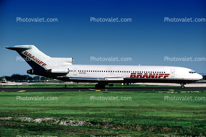 N457BN, Braniff International Airways, 727-227 ADV, JT8D, 727-200 series