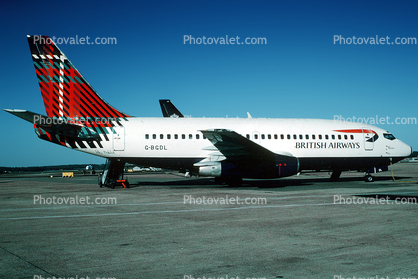 G-BGDL, Boeing 737, British Airways BAW, JT8D