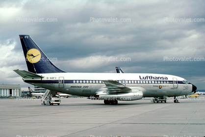 D-ABFC, Lufthansa, Boeing 737-230, JT8D-15 s3, JT8D, 737-200 series