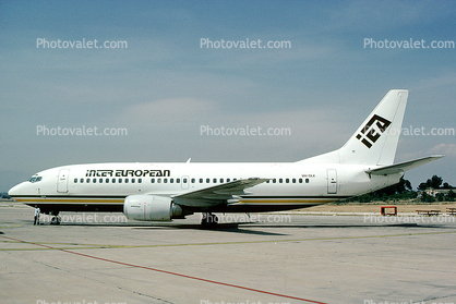 VH-TAX, Inter European Airlines, IEA, Boeing 737-376, 737-300 series, CFM56-3C1, CFM56