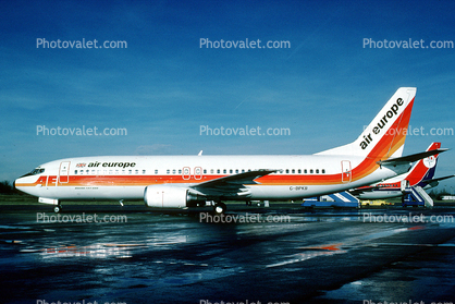 G-BPKB, air europe, Airlines, Boeing 737-4S3, 737-400 series
