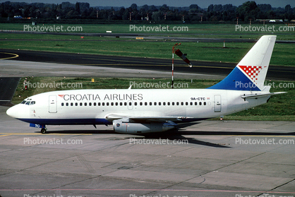 9A-CTC, Boeing 737-230, Croatia Airlines, 737-200 series