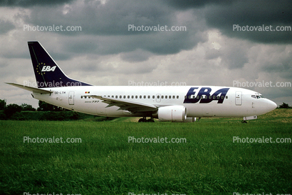 Boeing 737-3M8, EBA Italy, OO-LTM, 737-300 series