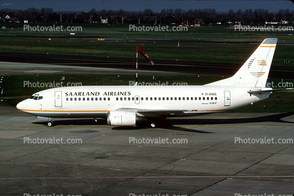 D-AASL, Saarland Airlines, Boeing 737-3M8