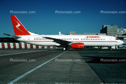 G-OKDN, Sabre Airways, Boeing 737-8Q8, 737-800 series, CFM56-7B27, CFM56