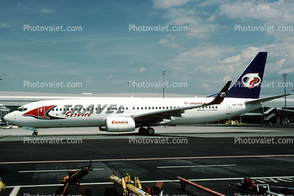 OK-TVB, Travel Service airline, Boeing 737-8CX, Next Gen, 737-800 series