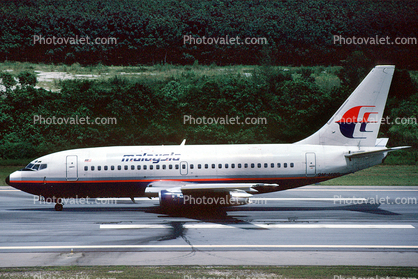 9M-MBO, Boeing 737-2T5, Malaysia Airlines MAS, 737-200 series, JT8D-15 s3, JT8D