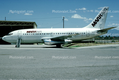 N4516W, Boeing 737-247, MarkAir, 737-200 series, JT8D