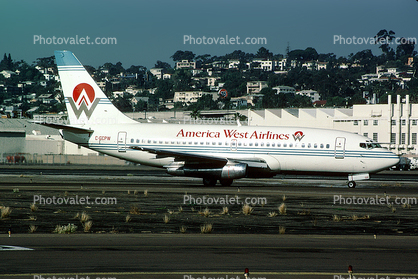 C-GCPW, Boeing 737-275, 737-200 series, America West Airlines AWE