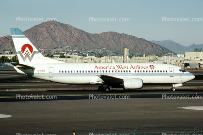 N161AW, Boeing 737-3G7, America West Airlines AWE, 737-300 series
