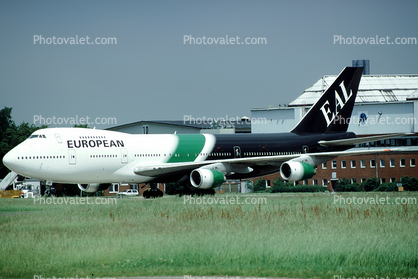 G-BDXF, Boeing 747-236B, European, EAL, 747-200 series