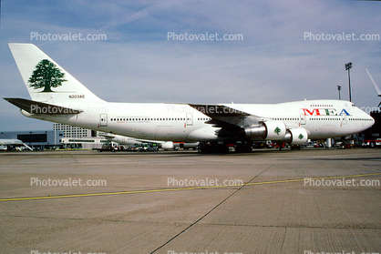 N203AE, BOEING 747-2B4B, MEA Middle East Airlines, JT9D