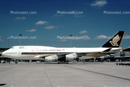 9V-SMF, Boeing 747-412, Singapore Airlines SIA, 747-400 series
