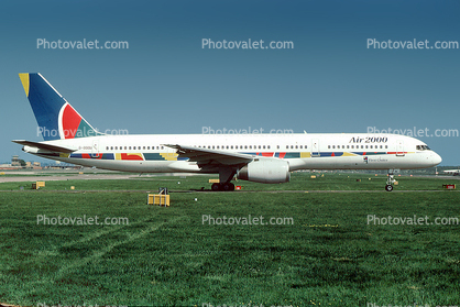 G-OOOU, Boeing 757-2Y0, Air 2000, 757-200 series, RB211