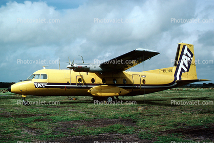 F-BLHV, Aerospatiale N 262, TAT Airlines, Touraine Air Transport, Nord, Fregate, 1980, 1980s
