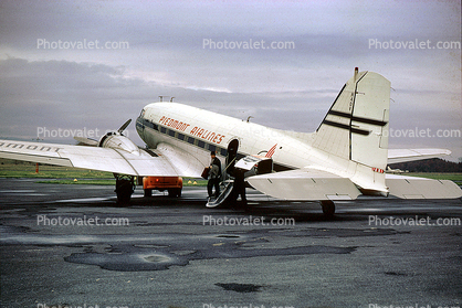 Douglas DC-3A-367, Twin Engine Prop, N40V, 1963, 1960s