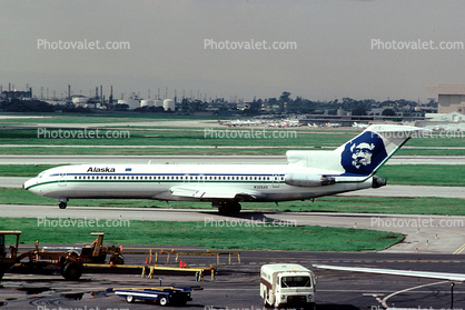 N305AS, Boeing 727-227 Alaska Airlines, 1983, 1980s, 727-200 series